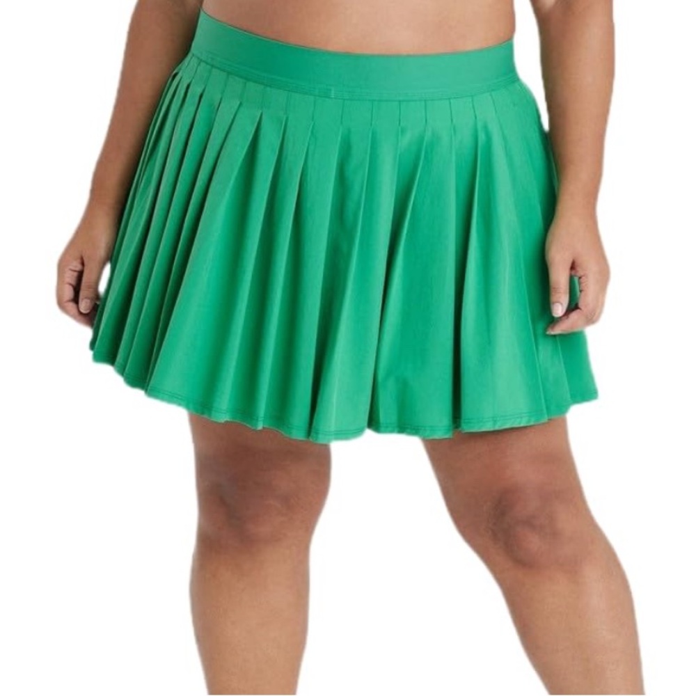 All in Motion Vibrant Green Skater Skirt